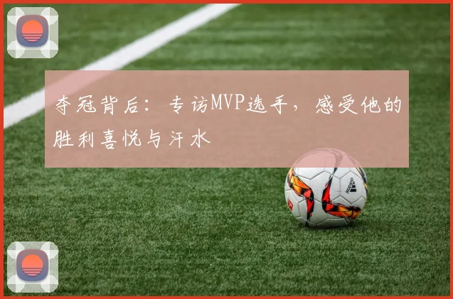 夺冠背后:专访MVP选手,感受他的胜利喜悦与汗水