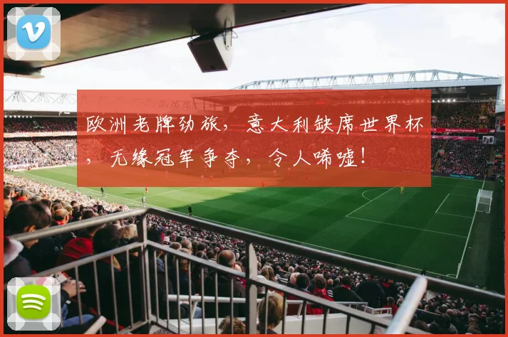 欧洲老牌劲旅,意大利缺席世界杯,无缘冠军争夺,令人唏嘘!